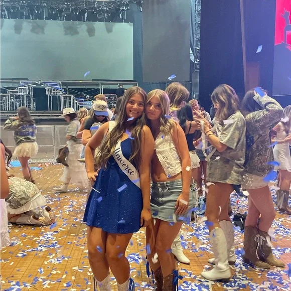 Windsor Blue Sequin Dress - Picture 1 of 1